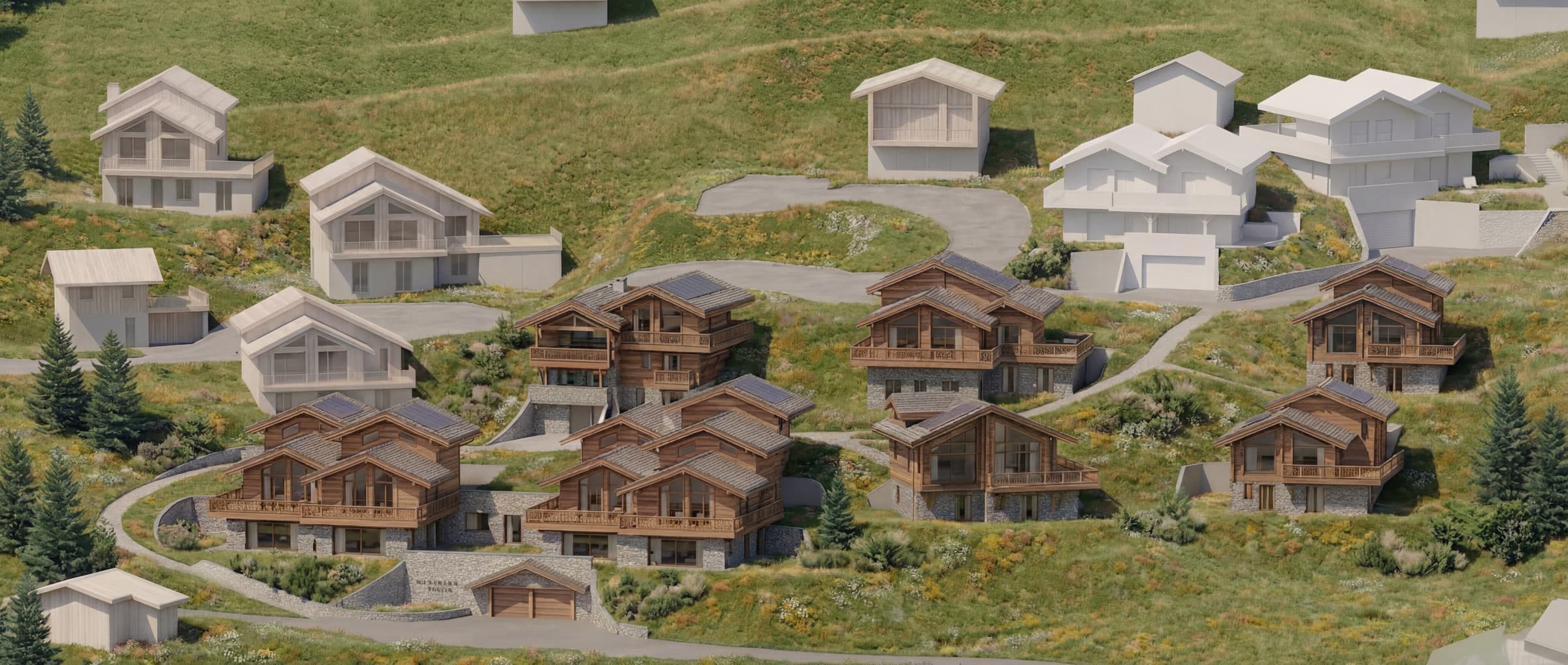 Le Hameau — interactive site masterplan