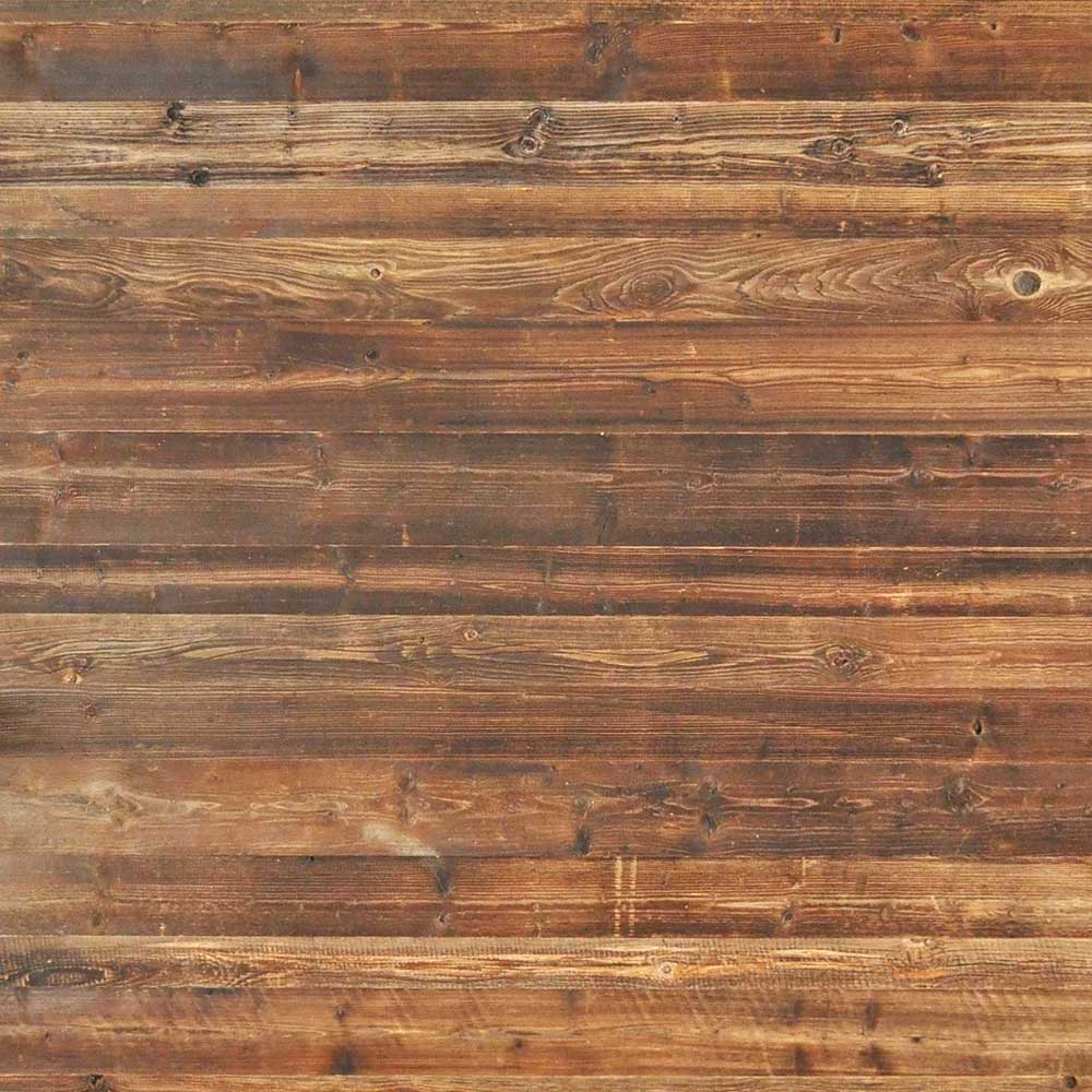 Aged larch timber cladding detail