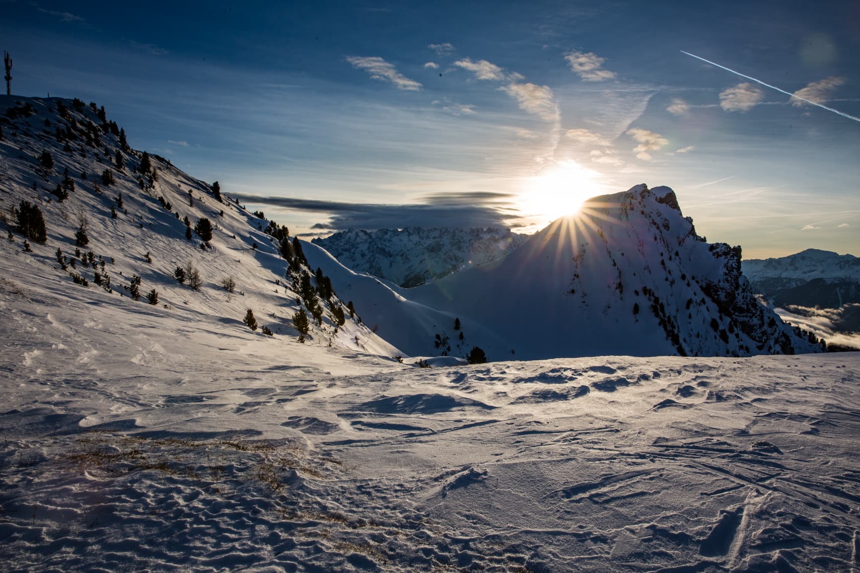 Winter in La Tzoumaz